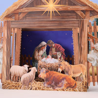 Nativity Theater Greeting Card