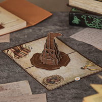 Wizard Hat Kraft Flip Pop Up Card