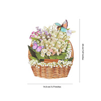 Lily Of The Valley Basket 3D Pop Up Card