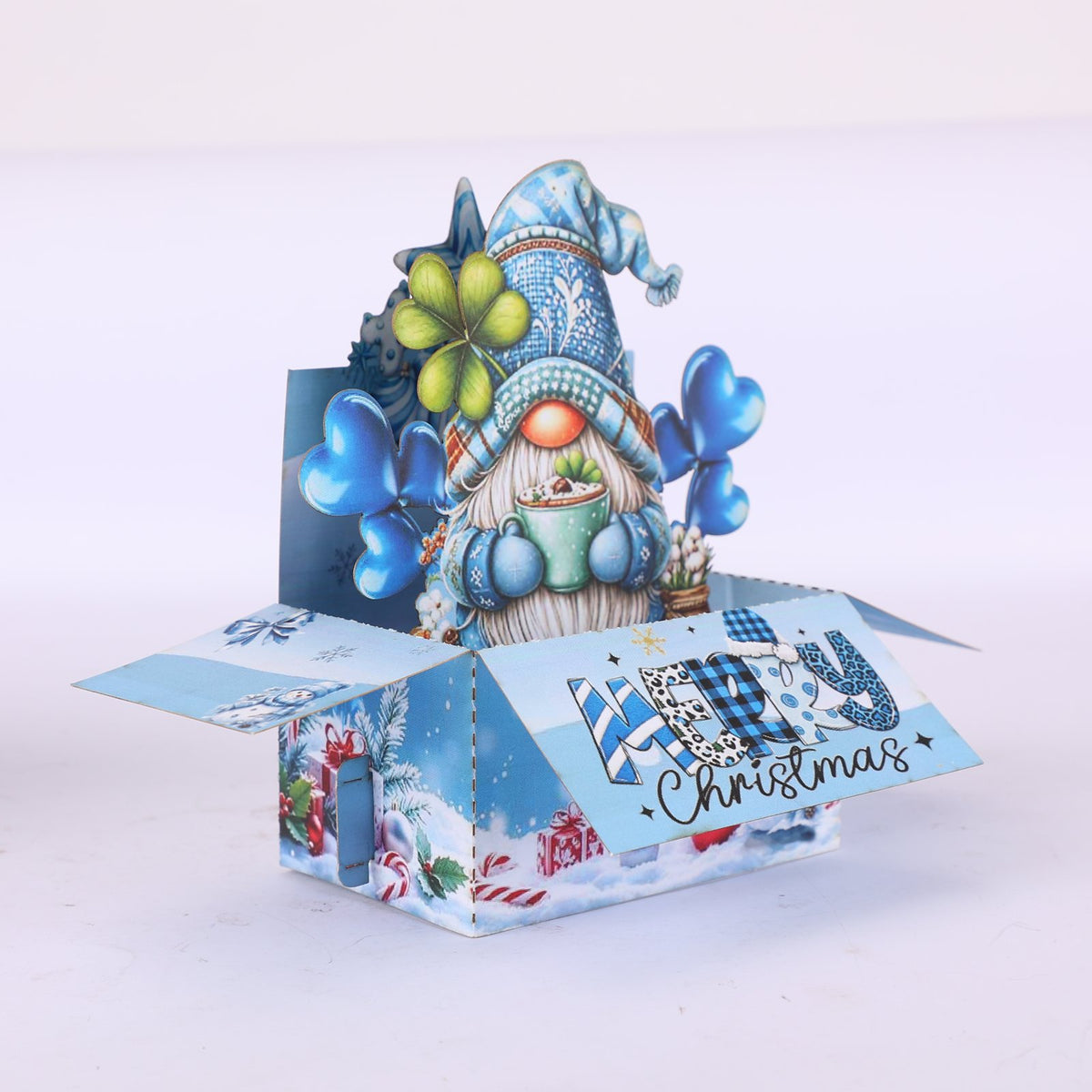 Blue Gnome Box Card