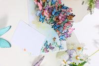 Butterfly Floral Branch Greeting Card