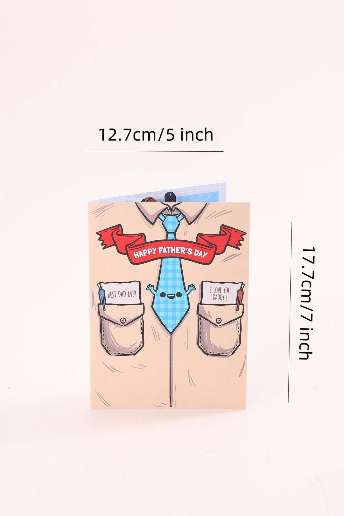 Simple Style Father's Day 3D Pop Up Card