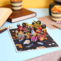 Vintage Magic Birthday Flip Pop Up Card