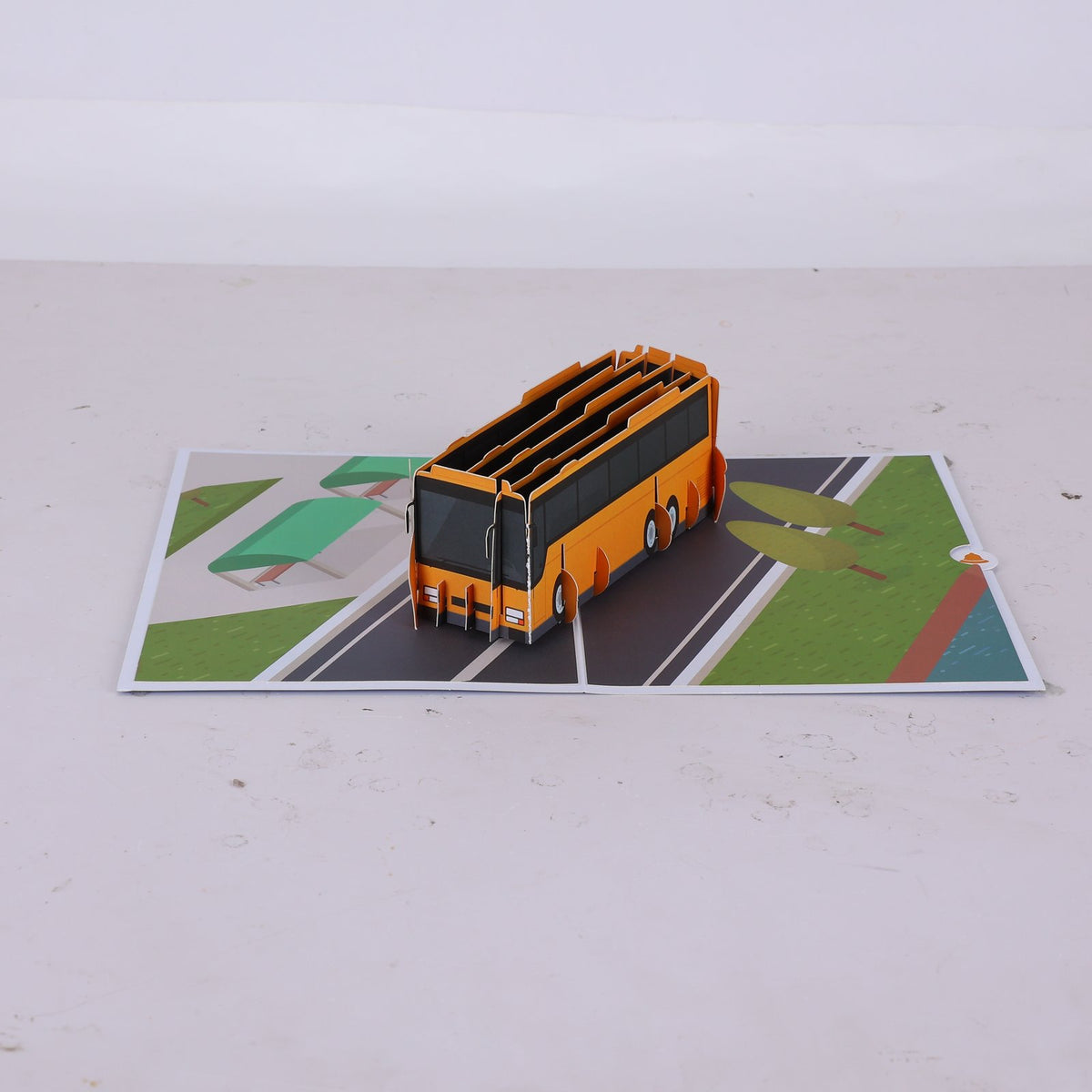 Bus Pop Up Card