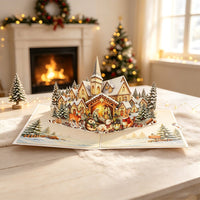 Nativity House Greeting Card