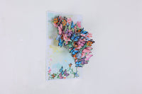 Butterfly Floral Branch Greeting Card