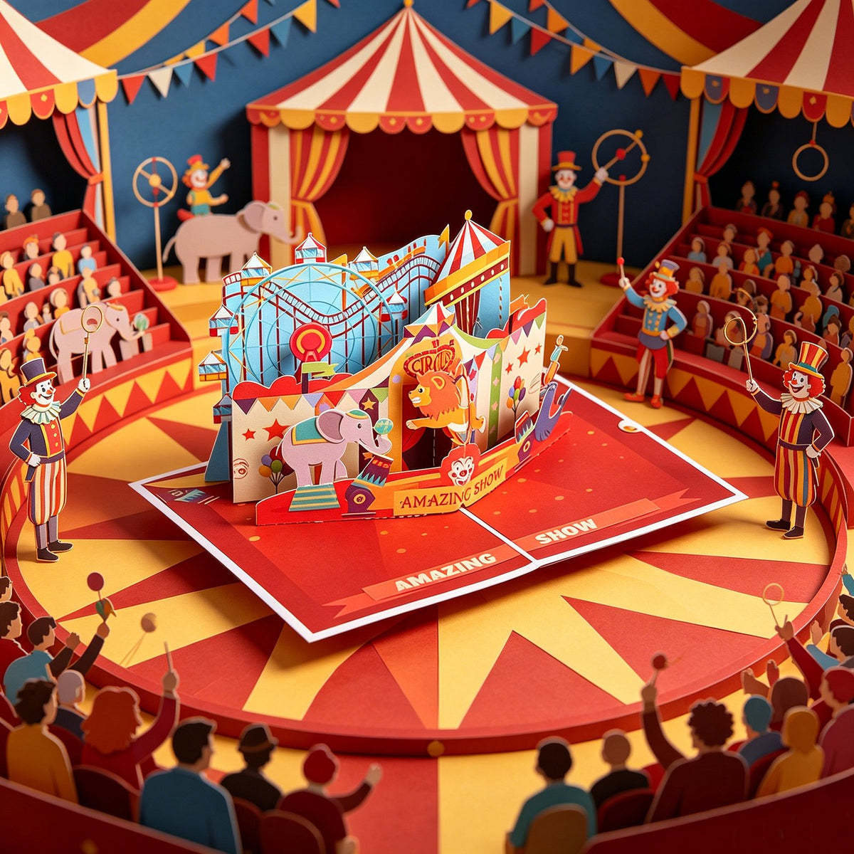 Circus Pop Up Card