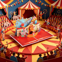 Circus Pop Up Card