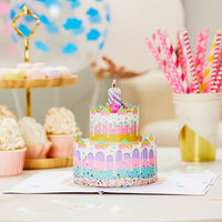Candy Cake 3D Pop Up Birthday Card