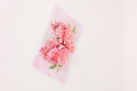 Pink Flower Wisteria 3D Pop Up Card