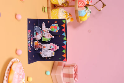 Cat Birthday Greeting Card