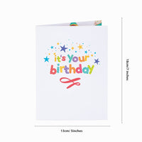 Lollipop Birthday LED Lights & Music Pop Up Card