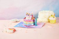 Unicorn Cake 3D Pop Up Card
