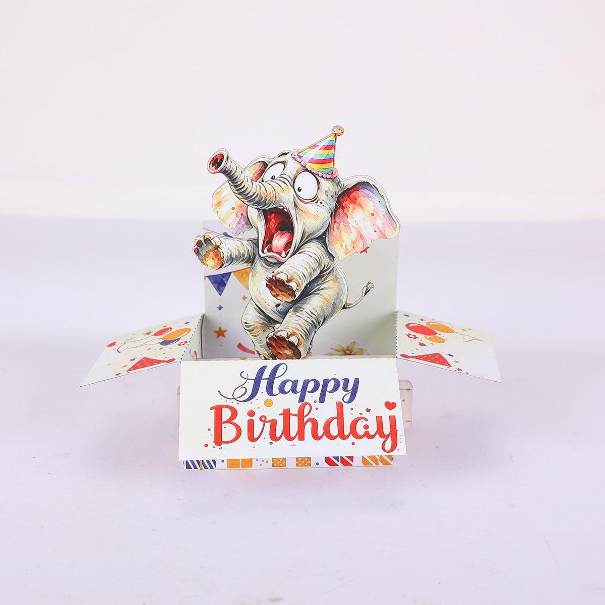 Elephant Birthday Box Card