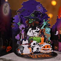 Halloween Double Door Pop Up Card