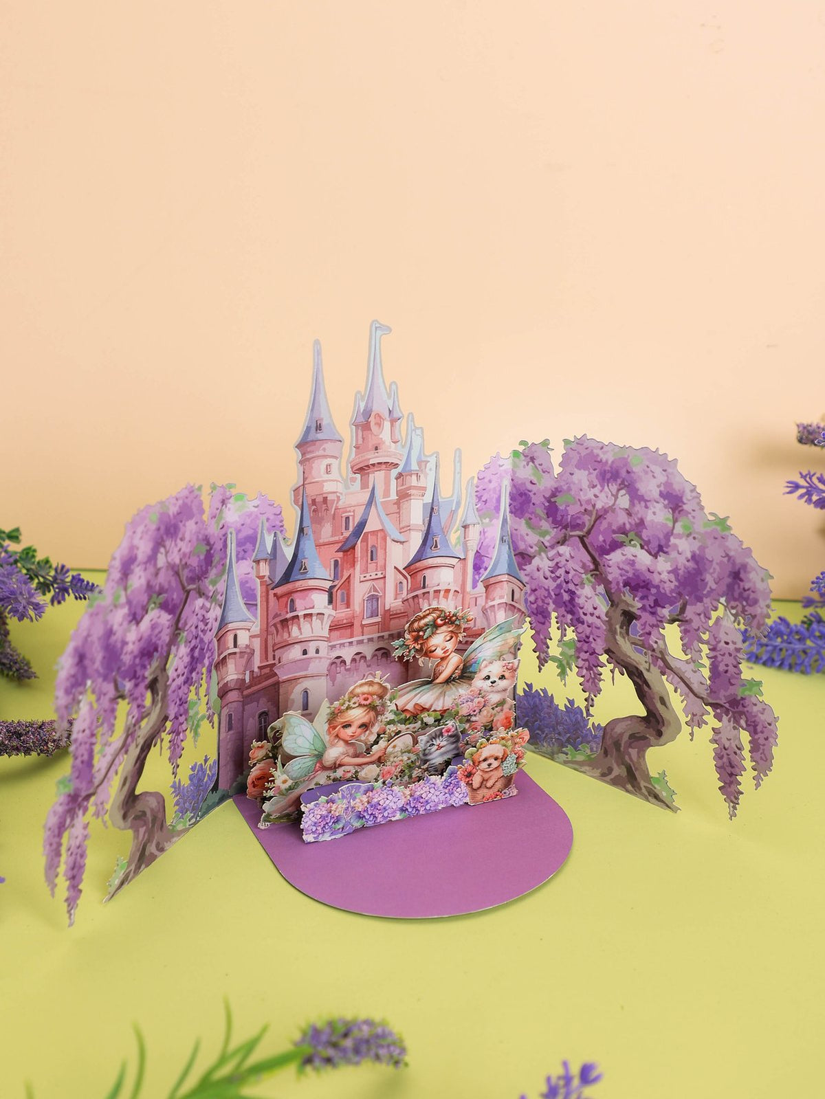 Wisteria Tree 3D Pop Up Card
