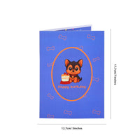 Cartoon Puppy Birthday 3D Pop Up Card
