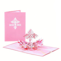 Easter Cross Flip Pop Up Card