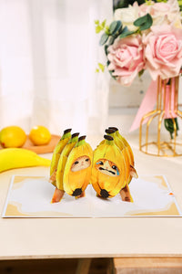 Banana Cat Greeting Card