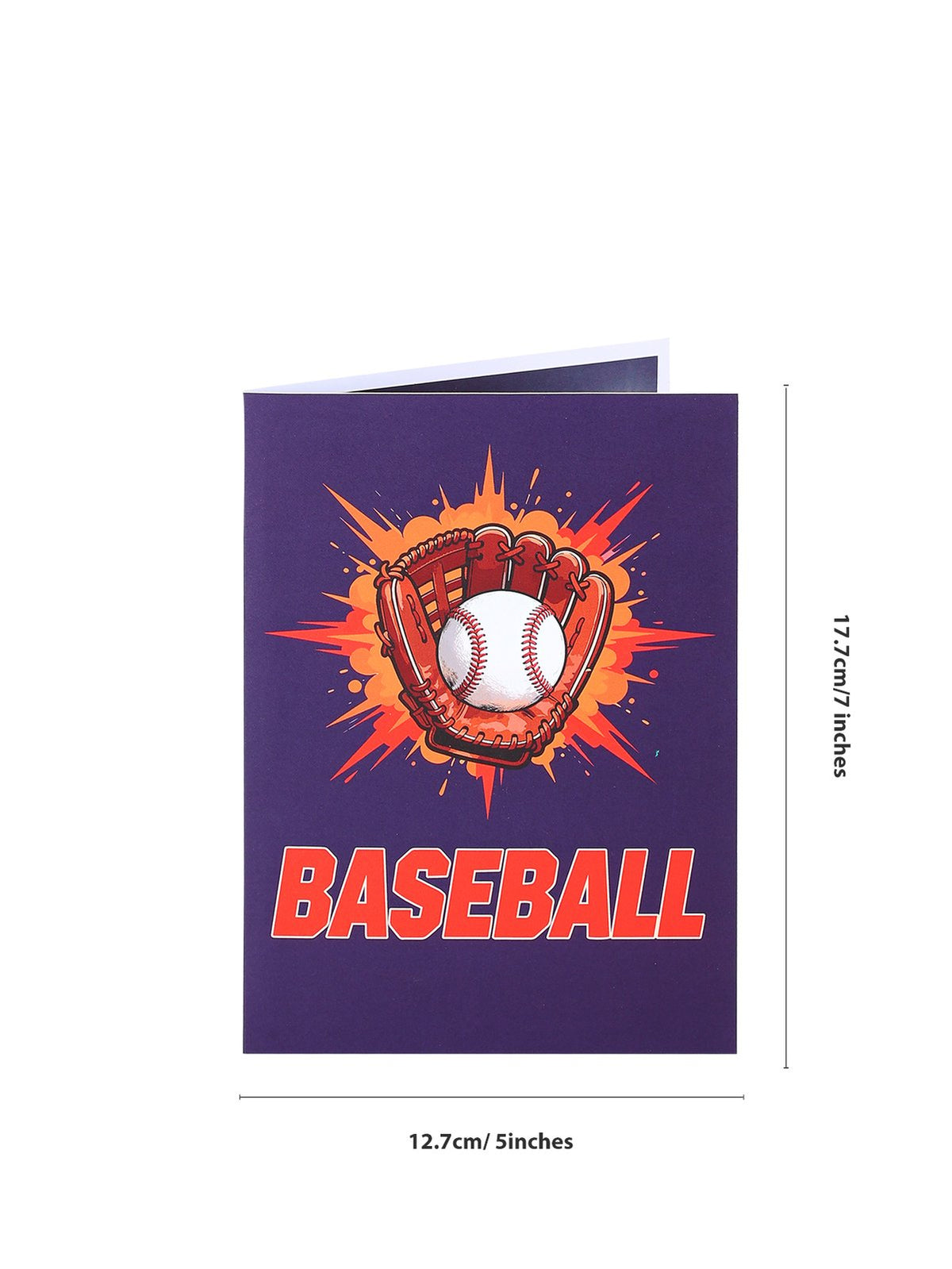 Passionate Baseball Match Live 3D Pop Up Card